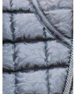 Tapis dressage fleuri