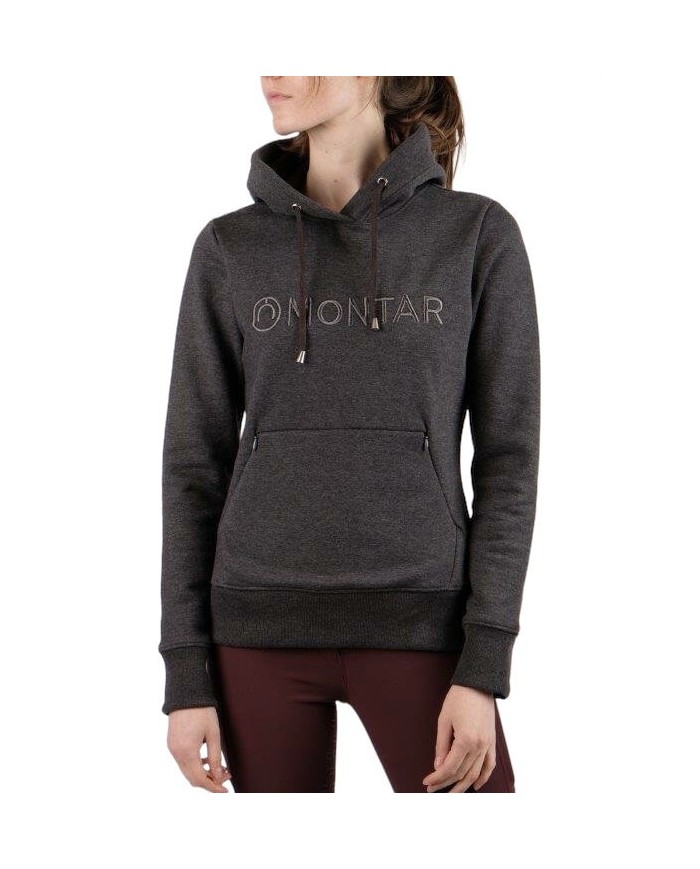 Sweat pull MONTAR Kylee coton gris
