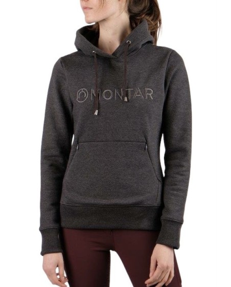 Sweat pull MONTAR Kylee coton gris