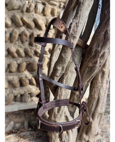 Caveçon cuir avec ou sans mors
