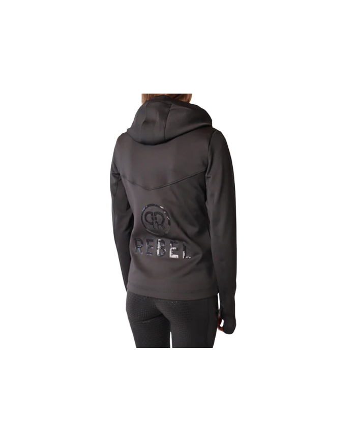 MONTAR - Veste sequin hoody