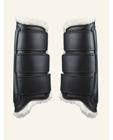 ZALDI - Guêtres arrières cuir mouton personnalisables