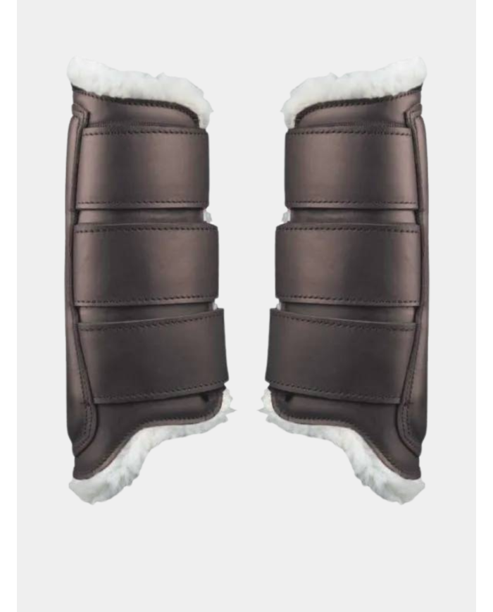 ZALDI - Guêtres arrières cuir mouton personnalisables