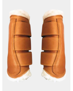 ZALDI - Guêtres arrières cuir mouton personnalisables