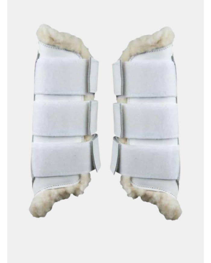 ZALDI - Guêtres arrières cuir mouton personnalisables