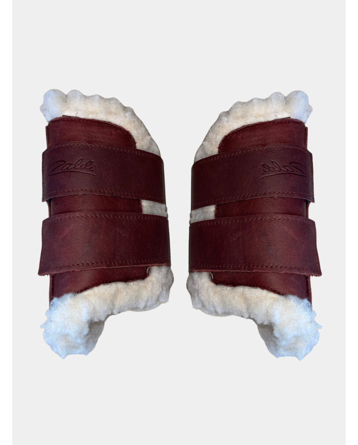 ZALDI - Guêtres arrières cuir mouton personnalisables