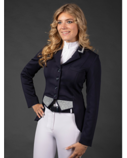 Veste de concours Valence à paillette et fermeture éclair