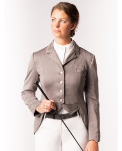 veste de concours avec sequin et fermeture éclair, noire, bleu, taupe ou vert émeraude