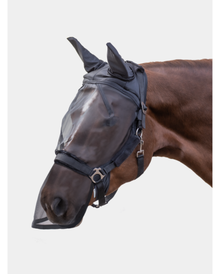 Masque Anti-Mouche PREMIUM, Avec Protection Des Oreilles Et Du Chanfrein