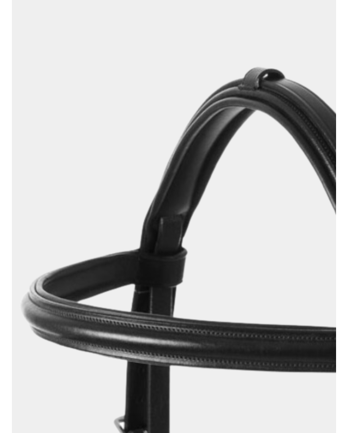 Bridon Carla Lexhis Classic, avec têtière anatomique, marron et noir.