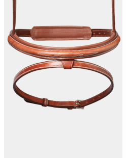 Bridon Carla Lexhis Classic, avec têtière anatomique, marron et noir.