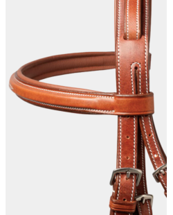 Bridon Carla Lexhis Classic, avec têtière anatomique, marron et noir.