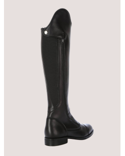 Bottes de dressage, fermeture éclair devant sur le côté, pratique à enfiler, avec élastique