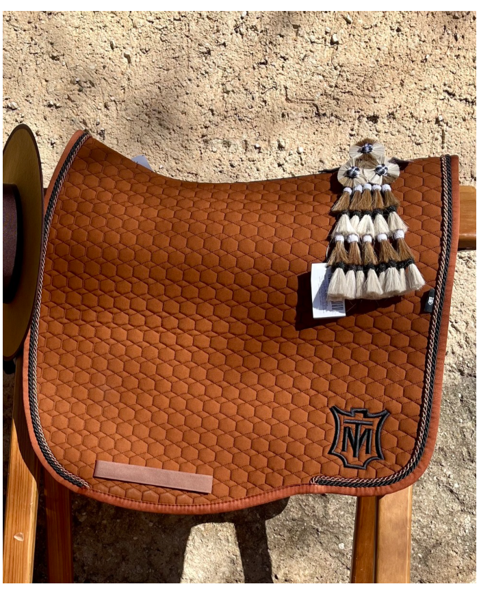 MATTES - Tapis dressage taille L nougat