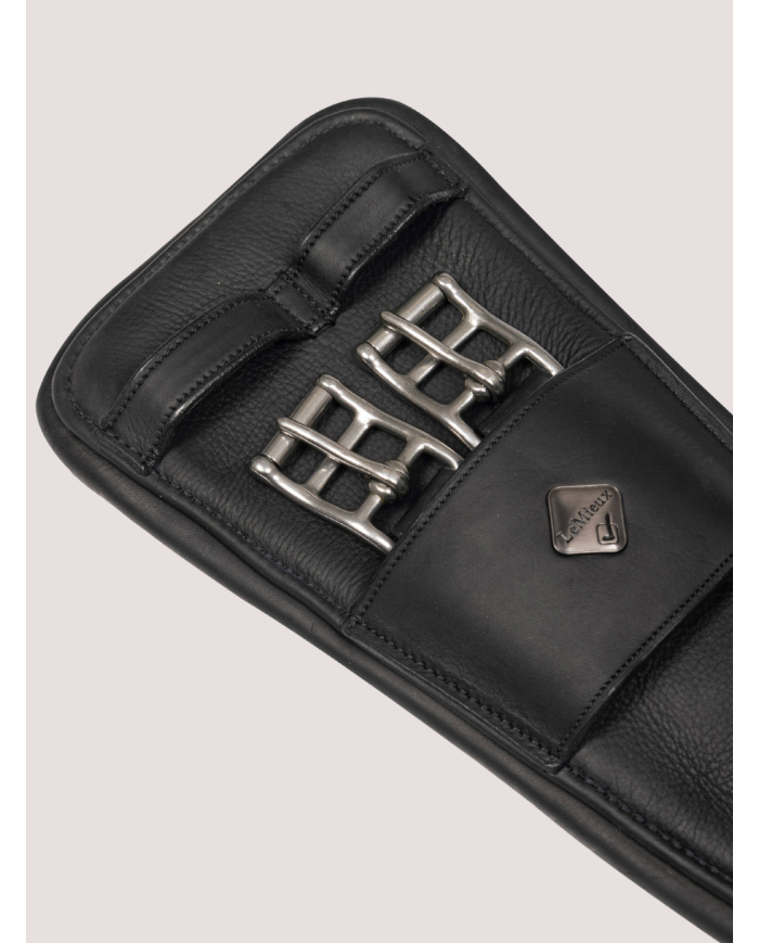 Le Mieux - Sangle de dressage Gel-Tek anatomique noire