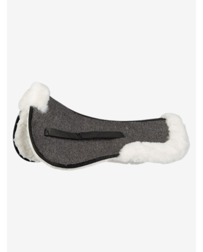 Amortisseur fausse fourrure noir et blanc