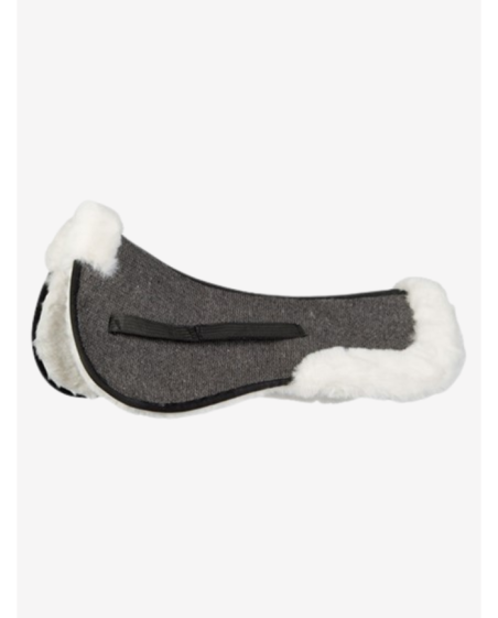 Amortisseur fausse fourrure noir et blanc