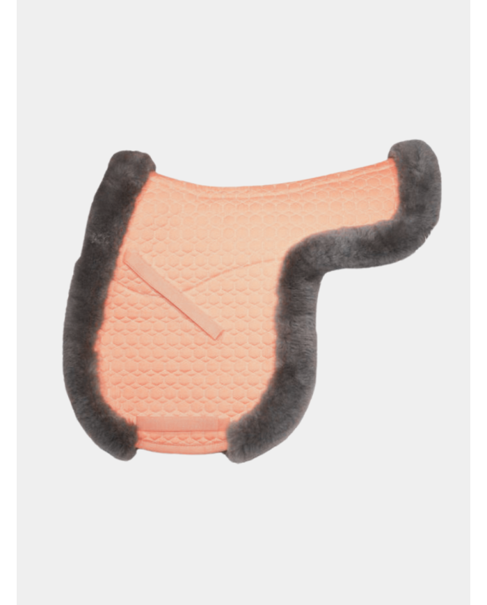 MATTES - Tapis forme de selle dressage contour mouton
