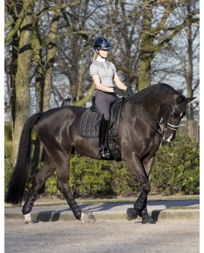 LeMieux - Tapis Square Dressage en Carbon Mesh