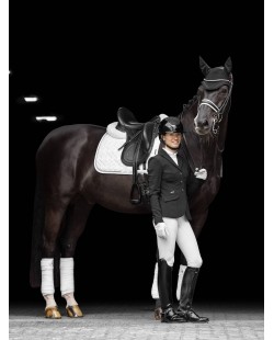 LeMieux - Tapis dressage Crystal en suédine