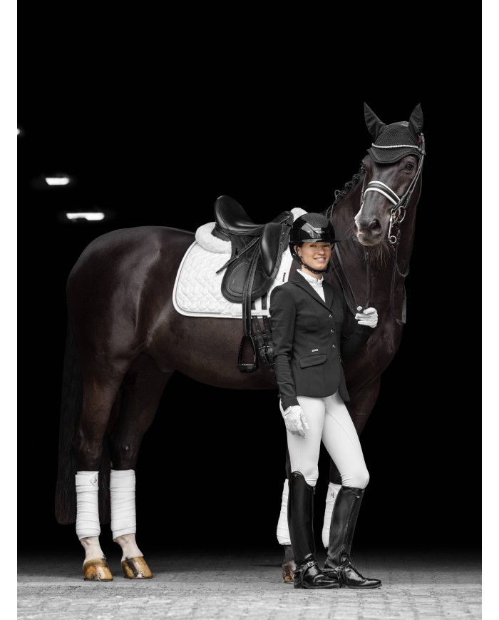 LeMieux - Tapis dressage Crystal en suédine