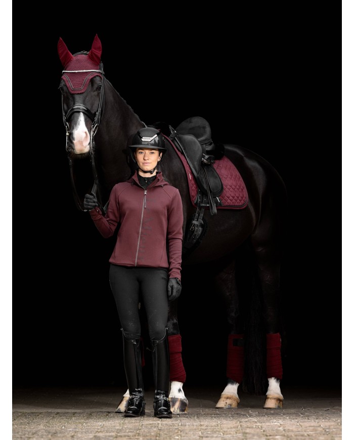 LeMieux - Tapis dressage Crystal en suédine