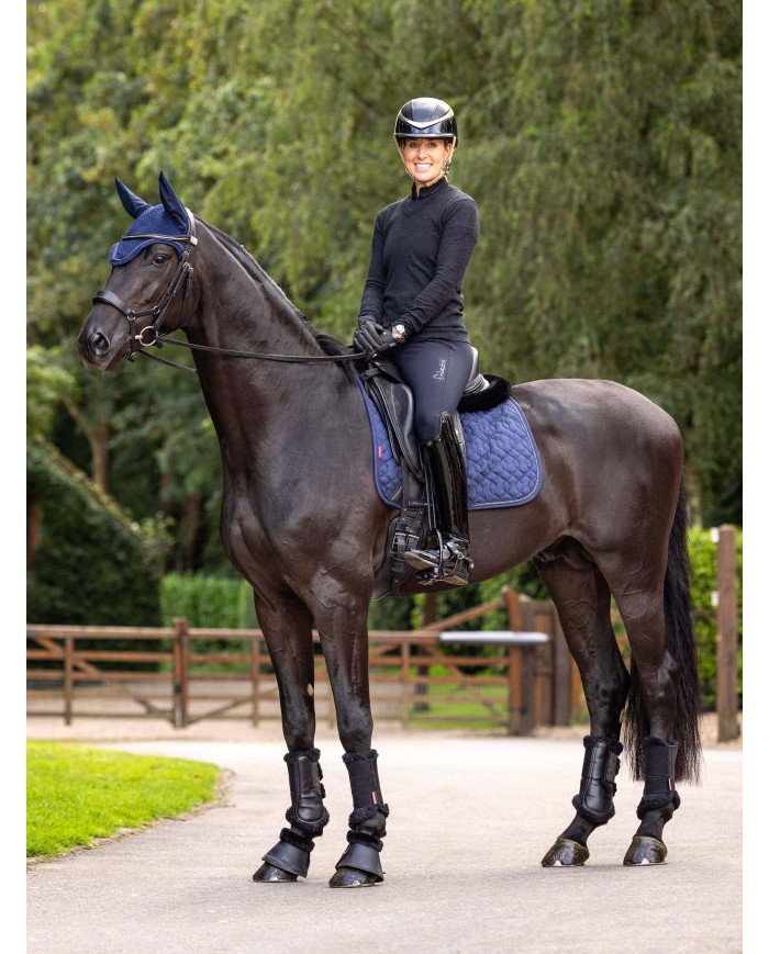 LeMieux - Tapis dressage Crystal en suédine