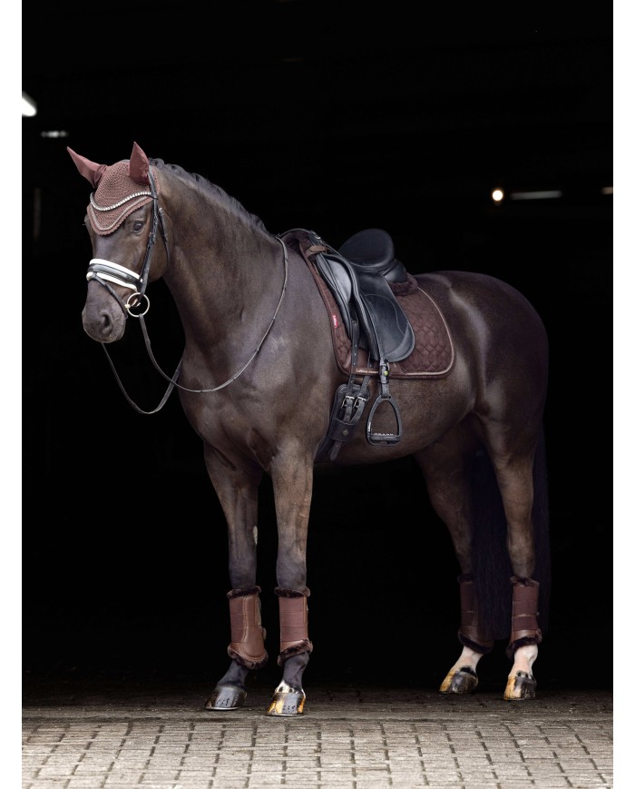 LeMieux - Tapis dressage Crystal en suédine