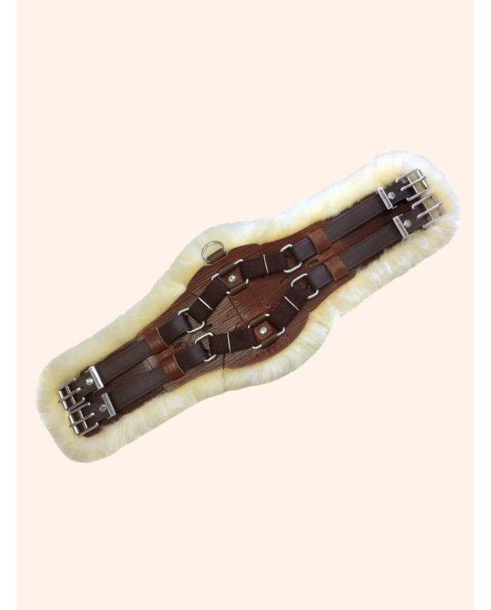 MARJOMAN - Sangle Xpandgirth SLIM dressage avec mouton