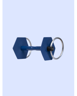 I-Bride mors à anneaux Strong Flex - marine