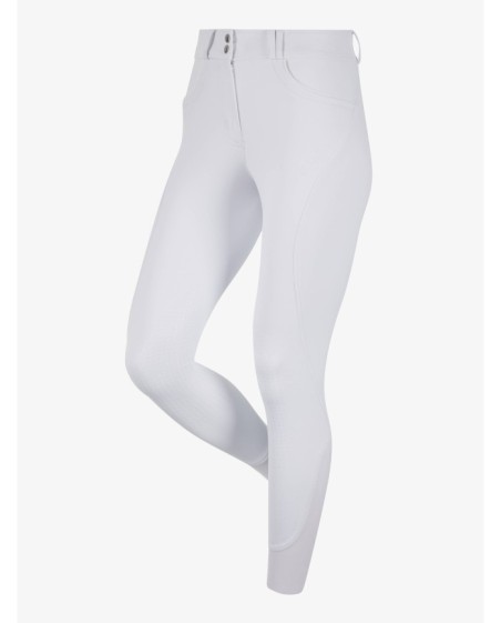 LeMieux - Pantalon d’équitation à basanes en silicone Amara II blanc