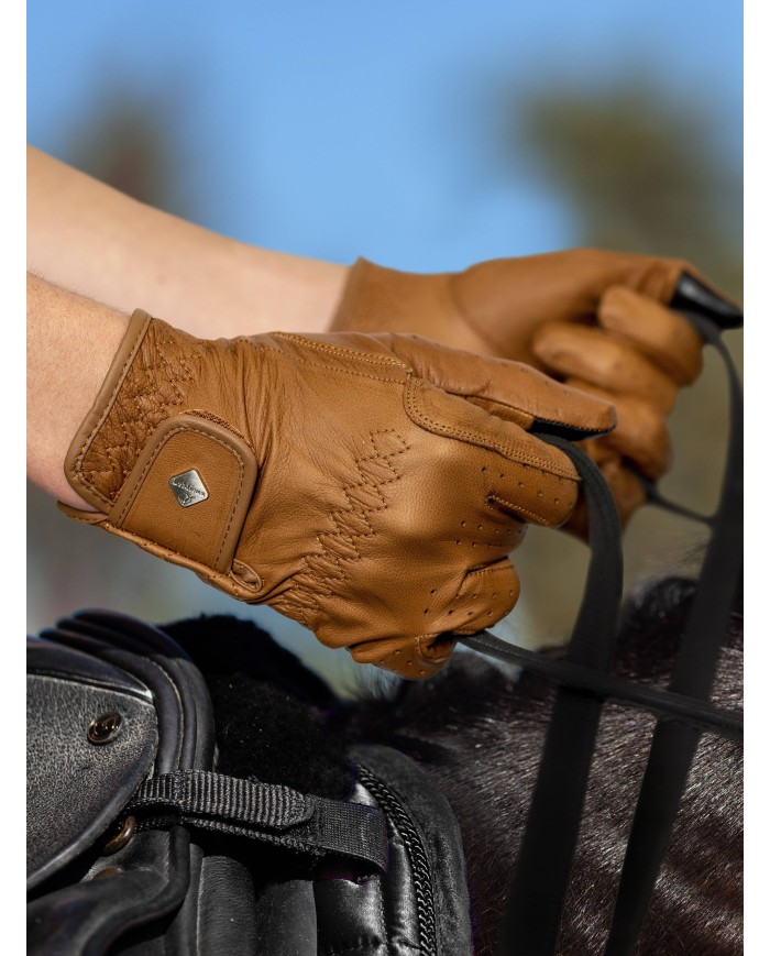 LeMieux -Gants d’équitation Classic en cuir
