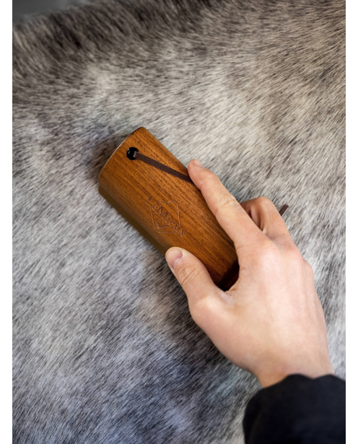 LeMieux - Peigne Artisan Shedding marron