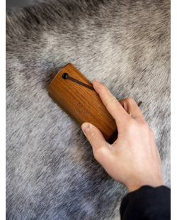 LeMieux - Peigne Artisan Shedding marron