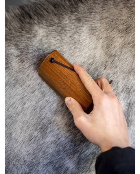 LeMieux - Peigne Artisan Shedding marron