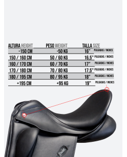 SELLERIE RIOJA - Selle de dressage Drim Zaldi
