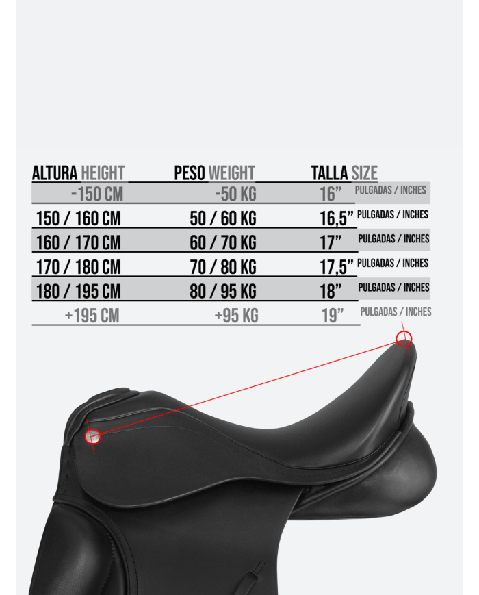 Selle de Dressage ZALDI modèle New-Kent