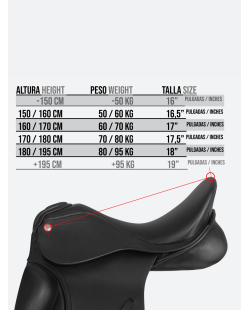 Selle de Dressage ZALDI modèle New-Kent