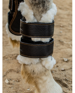 ZALDI - Guêtres arrières cuir mouton personnalisables