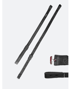 ZALDI - Etrivières mono-branche cuir Evo II EXTRA