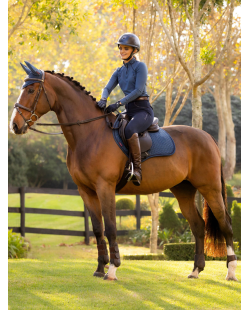 Selle ERREPLUS JF, matelassure fitable, selle avec matelassure adaptable au cheval, selle en cuir de taureau