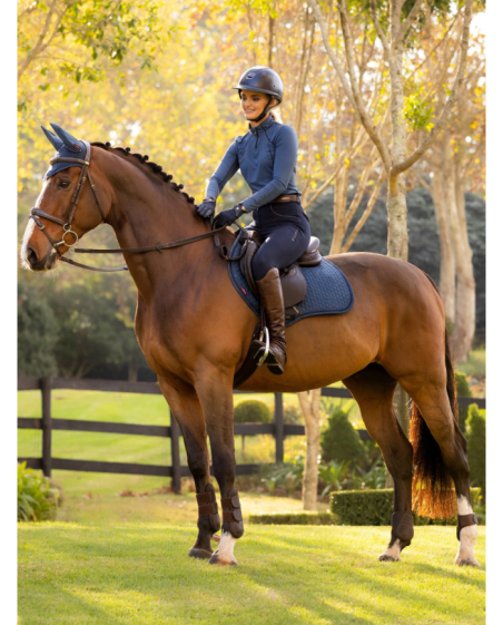 Selle ERREPLUS JF, matelassure fitable, selle avec matelassure adaptable au cheval, selle en cuir de taureau