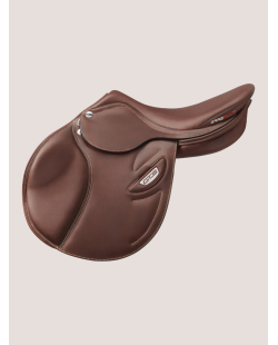 Selle ERREPLUS GTS, matelassure fitable, matelassure de la selle adaptable au cheval. Selle en cuir de taureau