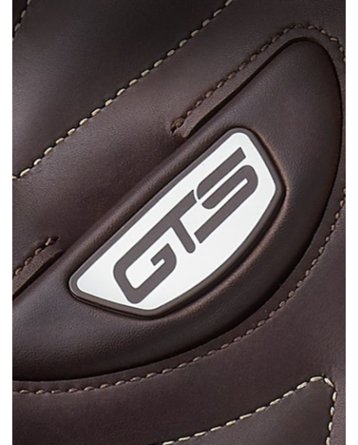 Selle ERREPLUS GTS, matelassure fitable, matelassure de la selle adaptable au cheval. Selle en cuir de taureau