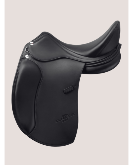 Selle Erreplus D-Classique, matelassure fitable et ajustable au dos du cheval. selle en cuir de taureau. Double quartiers