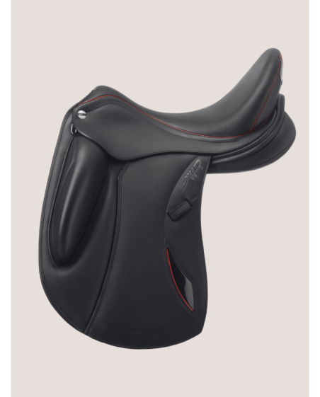 Selle connect WR Erreplus, selle avec matelassure fitable et ajustable au dos du cheval. Selle en cuir de taureau. Mono quartier
