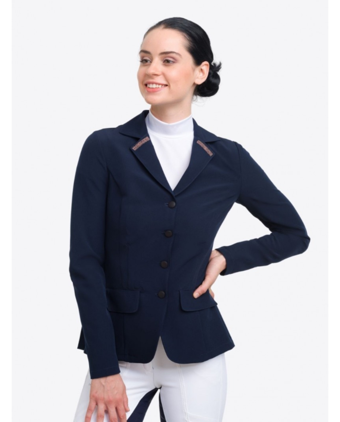 Veste de concours avec dos à plie, détails rose gold