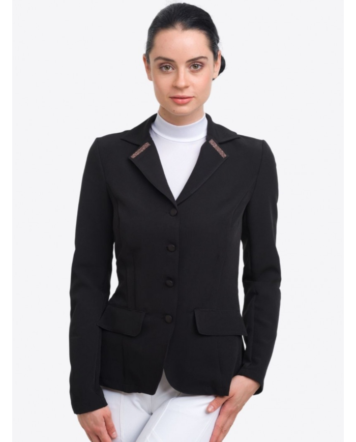 Veste de concours avec dos à plie, détails rose gold