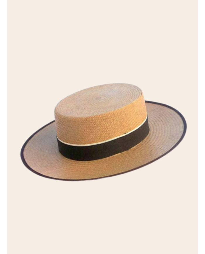 Sombrero espagnol. Sombrero artisanal. Sombrero espagnol en paille