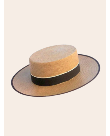 Sombrero espagnol. Sombrero artisanal. Sombrero espagnol en paille